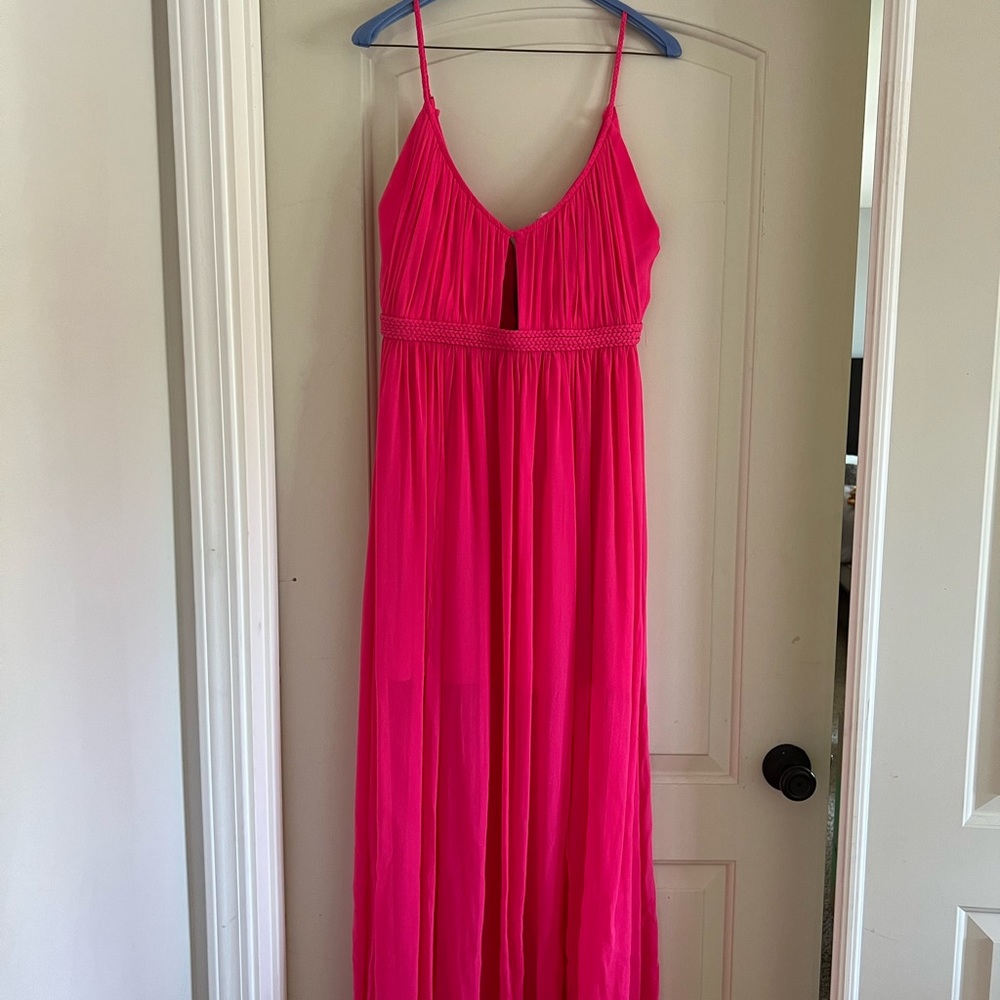 Alice & Olivia Tamar Cutout Pleated Dress